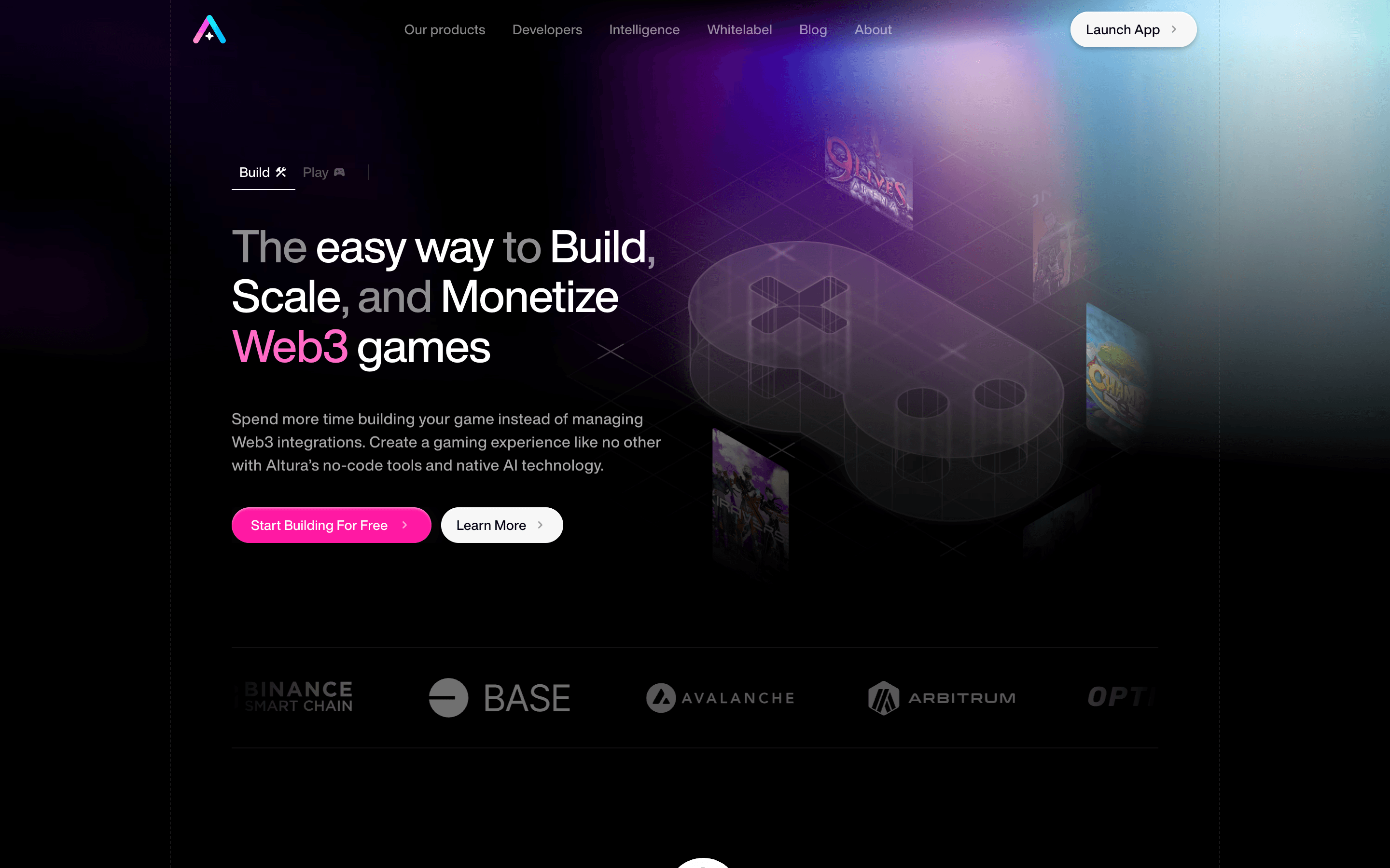 Altura — Web3 gaming infrastructure